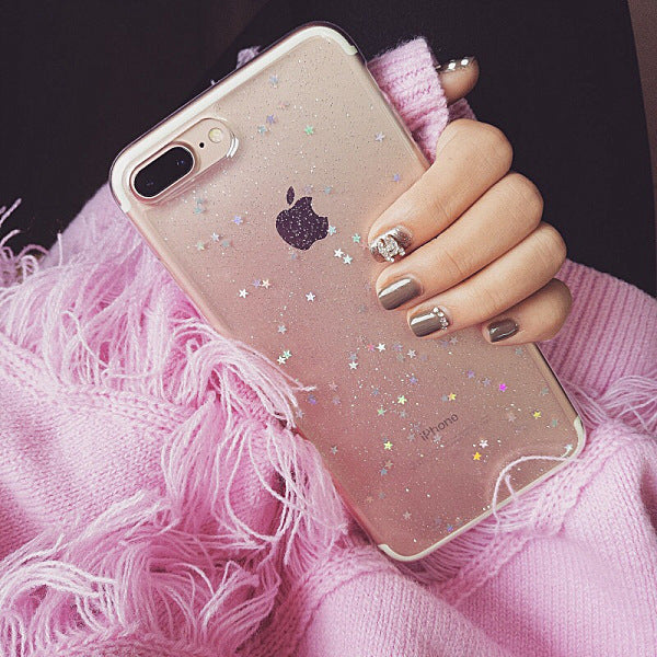 Case Anti-Shock Gliter para iPhone