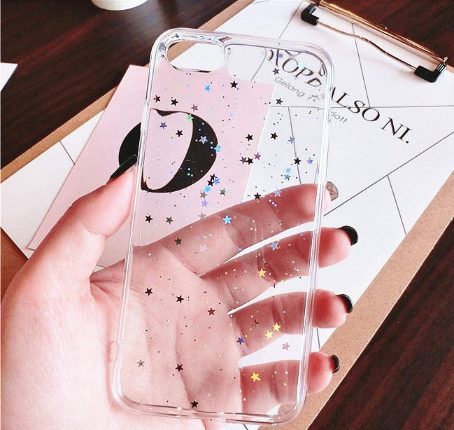 Case Anti-Shock Gliter para iPhone