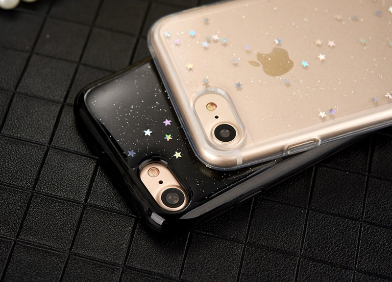 Case Anti-Shock Gliter para iPhone